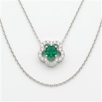 Halskette Oro Gioia Dame in Gold Smeraldo OPE14155.008
